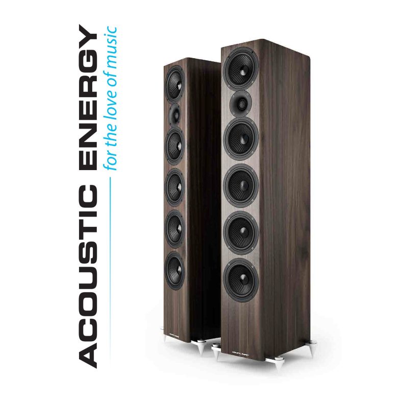 Novas colunas Acoustic Energy 520.
